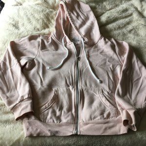 Pale Pink zip up Hoodie